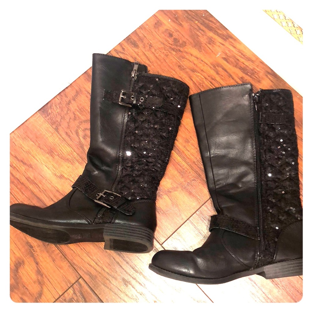 Justice Sequin Boots